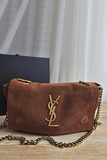 Замшевая сумка Yves Saint Laurent Kate 25x14 см   