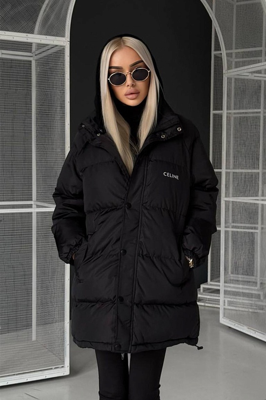 Женская чёрная куртка Celine