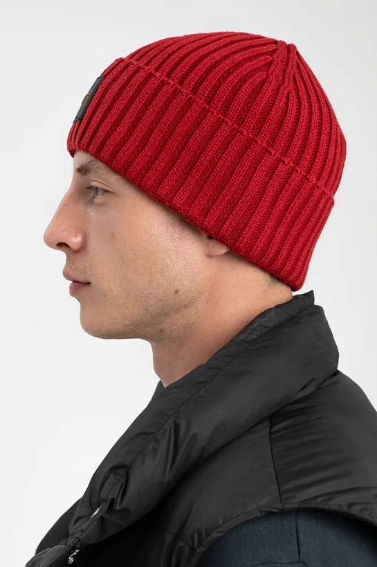 Шапка Hugo Boss Flavio logo-patch - Red