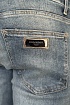 Мужские джинсы светло-серого цвета Dolce & Gabbana logo-plaque