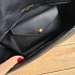 Кожаная чёрная сумка Yves Saint Laurent LouLou 26x14 см
