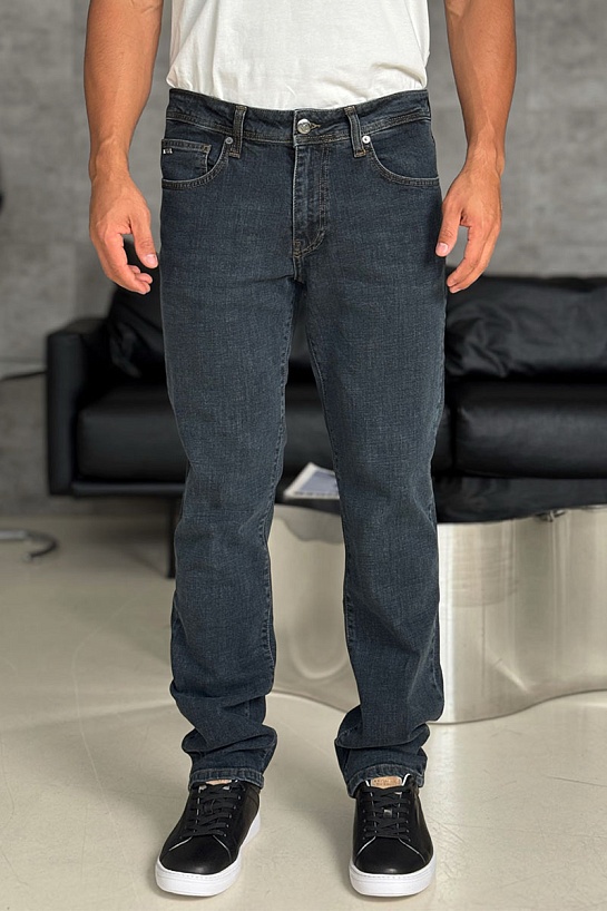 Мужские тёмно-синие джинсы Emporio Armani