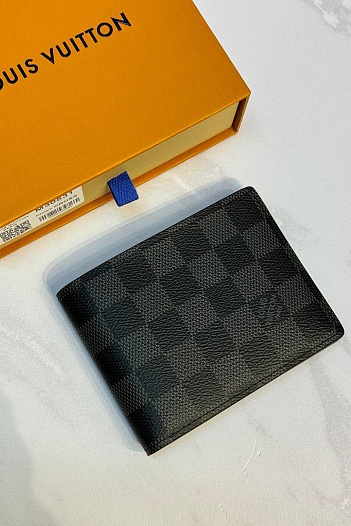 Кожаный кошелек Louis Vuitton Multiple Premium 9x1.5x11.5 см   