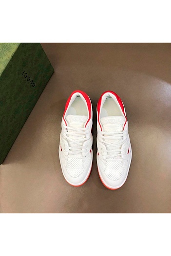 Мужские кожаные кроссовки Gucci   