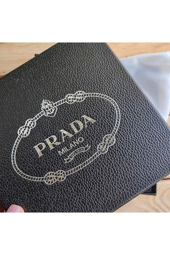 Двусторонний кожаный ремень Prada (ширина 4 см, длина 100 / 105 см)