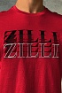 Мужская футболка Zilli красного цвета