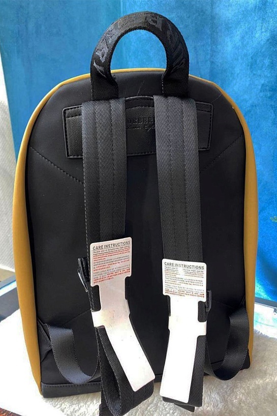 Нейлоновый рюкзак Burberry London England logo-patch 40x30 см