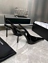Женские кожаные туфли на каблуке Yves Saint Laurent premium
