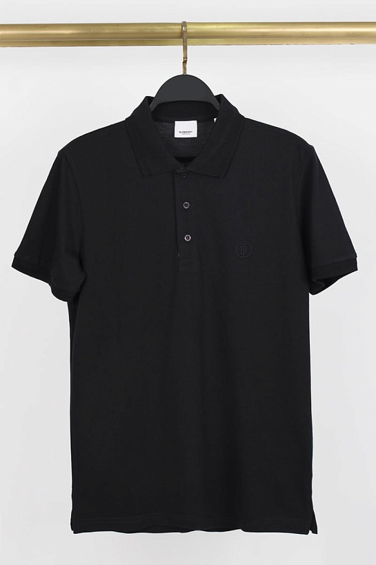 Мужское поло Burberry TB logo - Black