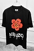 Чёрная футболка Kenzo Boke Flower graphic print