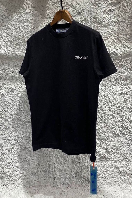 Чёрная оверсайз футболка Off-White Caravaggio Painting