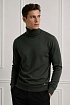 Мужская зелёная водолазка Maglione