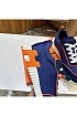 Мужские замшевые кроссовки Hermes Bouncing - Blue