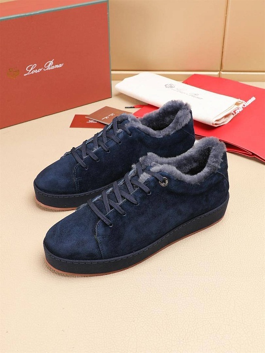 Зимние кроссовки с мехом Loro Piana