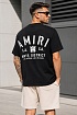 Футболка чёрного цвета Amiri logo-print