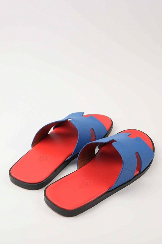 Мужские шлёпанцы Hermes Izmir - Blue / Red
