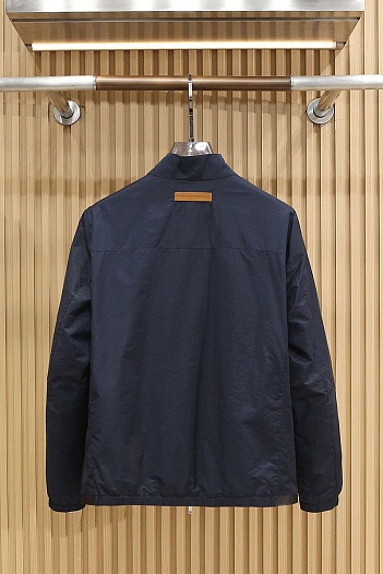 Мужская тёмно-синяя ветровка Zegna   