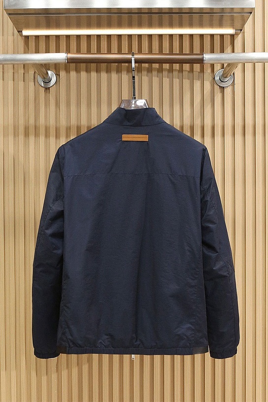 Мужская тёмно-синяя ветровка Zegna