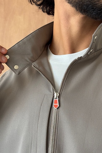 Мужская серая куртка Hermes   