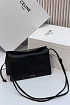 Кожаная сумка Celine Trio Flap premium 22.5x13x3.5 см
