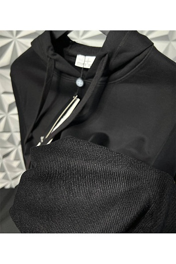 Мужское худи голубого цвета Stone Island Compass-patch   