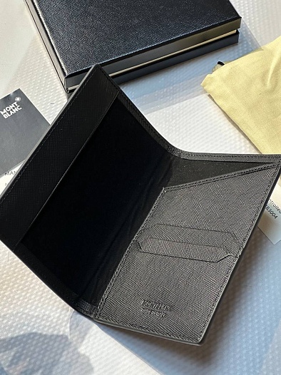 Кожаная обложка для паспорта Montblanc Premium 14x10 см   