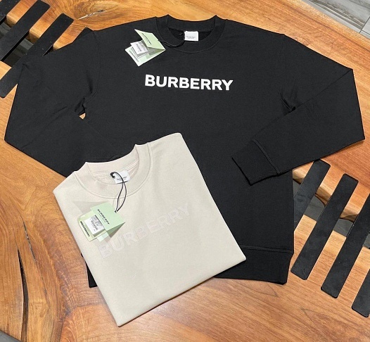 Мужской чёрный свитшот Burberry logo-print   