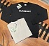 Мужской чёрный свитшот Burberry logo-print