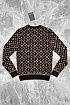 Классический джемпер Louis Vuitton Monogram all over - Brown / Beige