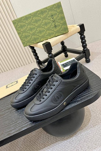 Мужские кроссовки Gucci G75 - Black   