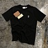 Чёрная оверсайз футболка Burberry TB logo-embroidered