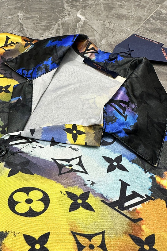 Мужская рубашка Louis Vuitton Monogram Watercolor