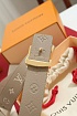 Бежевый кожаный ремень Louis Vuitton