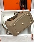 Женская кожаная сумка Hermes Lindy Premium 26x18x13 см - Beige