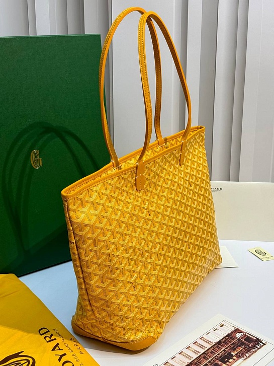 Кожаная сумка Goyard Artois premium 31x24x15 см