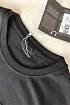 Чёрная мужская футболка Prada embossed logo