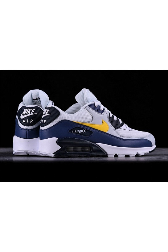 Кроссовки Nike Air Max 90 "Michigan" - Navy / Grey / White