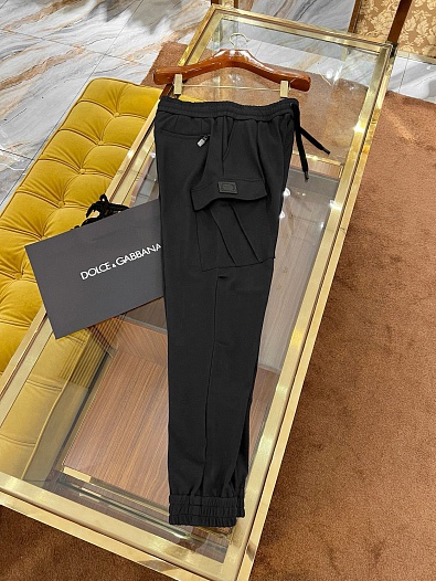 Мужские джоггеры Dolce & Gabbana Premium - Black   