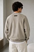 Бежевый свитшот Fear Of God Essentials Flocked Logo