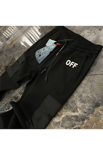 Мужские чёрные джоггеры Off-White   