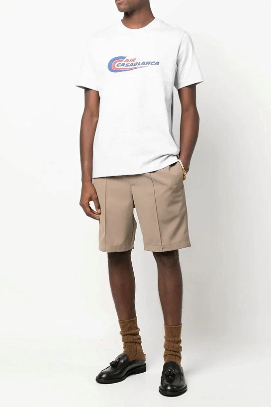 Белая футболка Casablanca Air