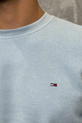 Мужской свитшот голубого цвета Tommy Hilfiger   