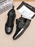 Комбинированные кроссовки с мехом Premiata high-top - Black