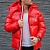 Мужская куртка Moncler красного цвета