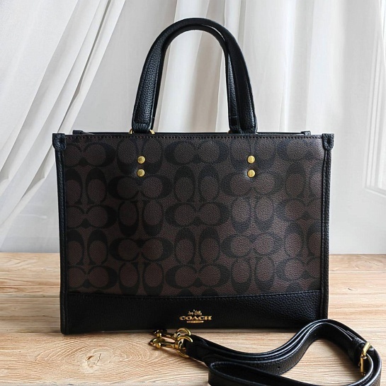 Женская сумка-тоут Coach Dempsey 29x22 см (3 расцветки)