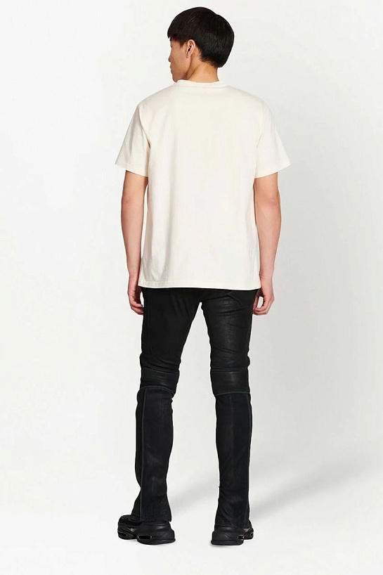 Футболка белого цвета Balmain Paris logo-print