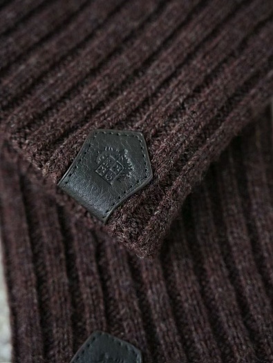 Кашемировые перчатки Loro Piana premium - Coffee   