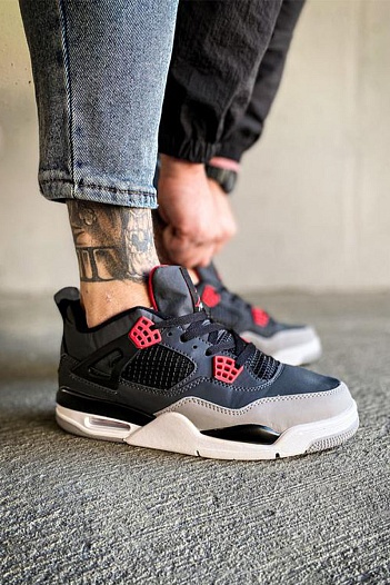 Кроссовки Nike Air Jordan 4 Retro "Infrared"   
