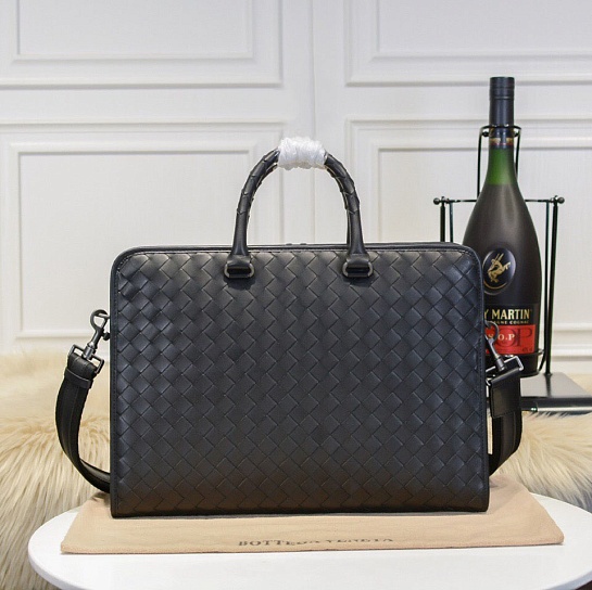 Кожаный портфель Bottega Veneta Premium 41x31x7 см
