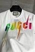 Мужская белая футболка Gucci Blade logo-print